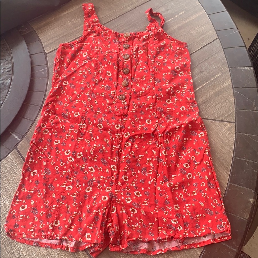 Girls Floral Romper by Full Tilt SZ Medium